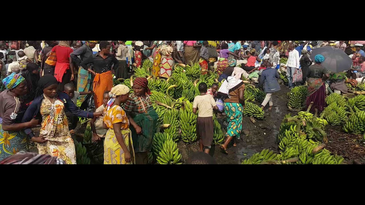 KITUKU, le plus grand marché agricole  de Goma